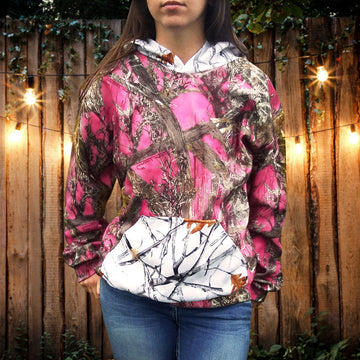 Women's Hooded Camo Sweatshirt