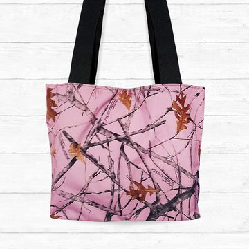 Large Snowfall Pink Camo Shoulder Bag